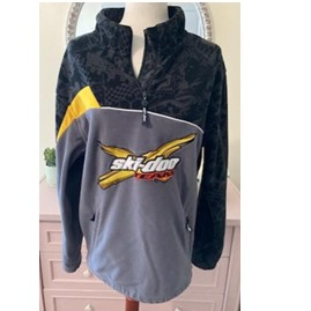 Ladies Ski-Doo Half Zip Snow Fleece